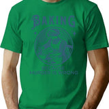 Baking Because Murder Is Wrong - Funny Dark Humor Design T-Shirt - Green