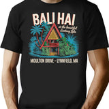 Bali Hai Lynnfield Ma T-Shirt - Retro Graphic Tee for Men & Women - Black