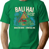Bali Hai Lynnfield Ma T-Shirt - Retro Graphic Tee for Men & Women - Green