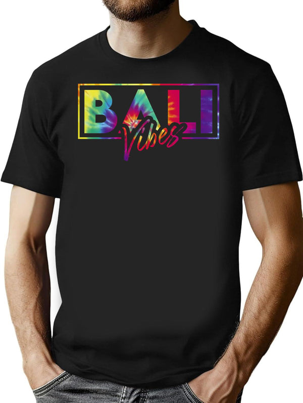Bali T-Shirt - Retro Graphic Tee for Men & Women - Black