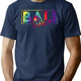 Bali T-Shirt - Retro Graphic Tee for Men & Women - Navy