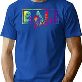 Bali T-Shirt - Retro Graphic Tee for Men & Women - Blue