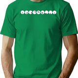 Ball Man T-Shirt - Retro Graphic Tee for Men & Women - Green