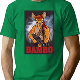 Bambo T-Shirt - Retro Graphic Tee for Men & Women - Green