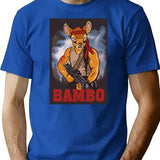 Bambo T-Shirt - Retro Graphic Tee for Men & Women - Blue