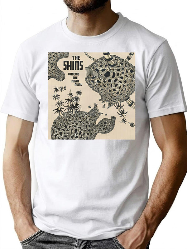 Band Music Dance Funny Vintage T-Shirt - Retro Graphic Casual Tee - White