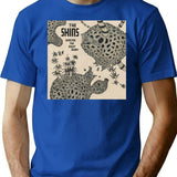 Band Music Dance Funny Vintage T-Shirt - Retro Graphic Casual Tee - Blue