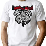 Band Rock Lamb T-Shirt - Retro Graphic Tee for Men & Women - White