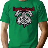Band Rock Lamb T-Shirt - Retro Graphic Tee for Men & Women - Green