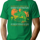 Banished Chameleon Vintage Japanese T-Shirt - Retro Graphic Casual Tee - Green