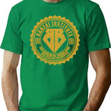 Banzai Institute T-Shirt - Retro Graphic Tee for Men & Women - Green