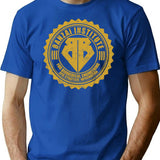 Banzai Institute T-Shirt - Retro Graphic Tee for Men & Women - Blue