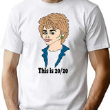 Barbara Waltersa Fan Art (1) T-Shirt - Retro Graphic Tee for Men & Women - White