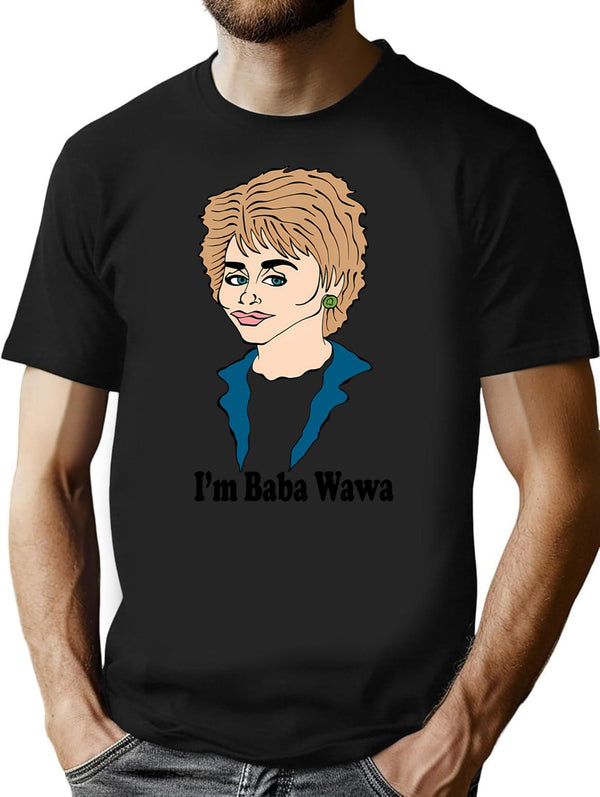 Barbara Waltersa Fan Art T-Shirt - Retro Graphic Tee for Men & Women - Black