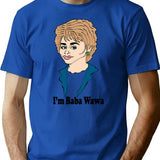 Barbara Waltersa Fan Art T-Shirt - Retro Graphic Tee for Men & Women - Blue