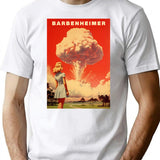Barbenheimer 2023 (1) T-Shirt - Retro Graphic Tee for Men & Women - White