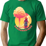 Barbenheimer 2023 (2) T-Shirt - Retro Graphic Tee for Men & Women - Green