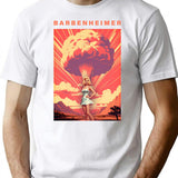 Barbenheimer 2023 (3) T-Shirt - Retro Graphic Tee for Men & Women - White