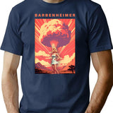 Barbenheimer 2023 (3) T-Shirt - Retro Graphic Tee for Men & Women - Navy
