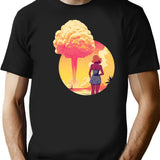 Barbenheimer 2023 (4) T-Shirt - Retro Graphic Tee for Men & Women - Black