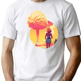 Barbenheimer 2023 (4) T-Shirt - Retro Graphic Tee for Men & Women - White