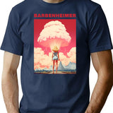 Barbenheimer 2023 T-Shirt - Retro Graphic Tee for Men & Women - Navy
