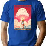 Barbenheimer 2023 T-Shirt - Retro Graphic Tee for Men & Women - Blue