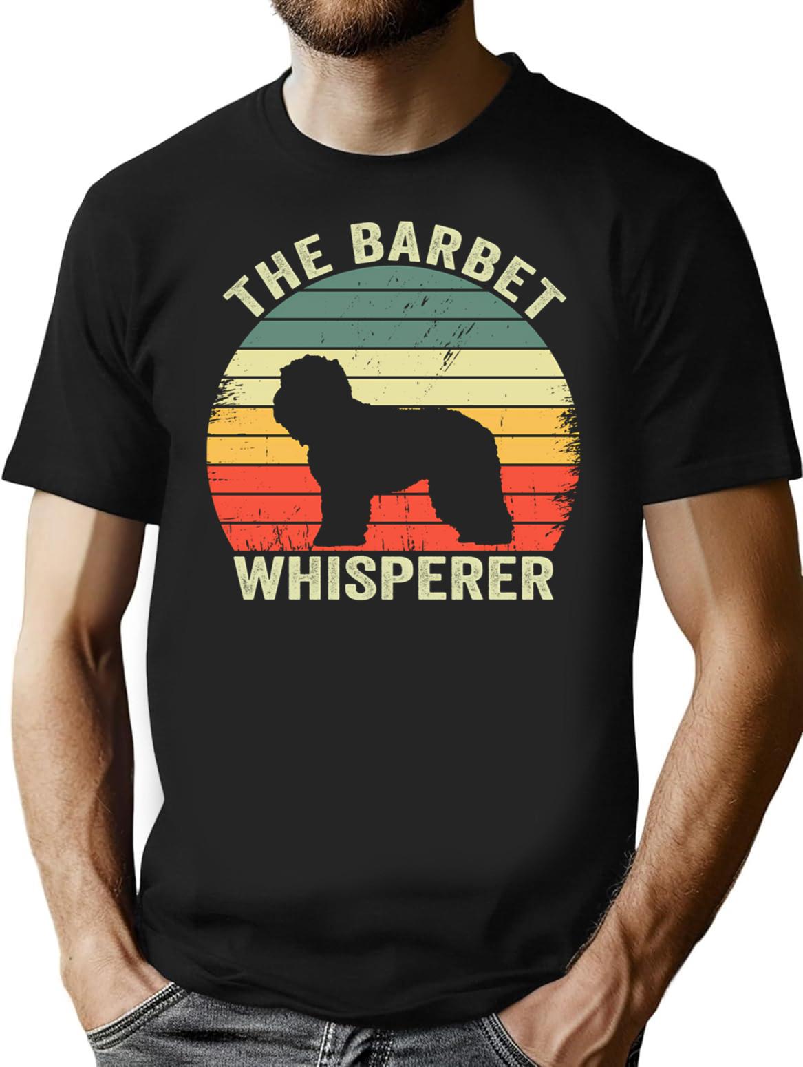 Barbet Shirt Barbet Gift Funny Gift For Barbet Lover Barbet Mom Mama Barbet Owner Funny Barbet Teevintage Barbet Barbet Whisperer - Black