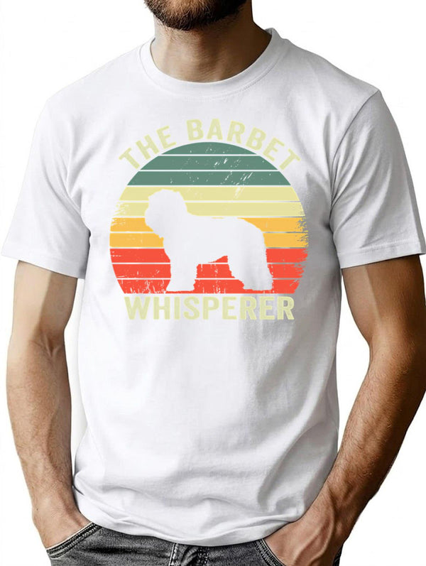 Barbet Shirt Barbet Gift Funny Gift For Barbet Lover Barbet Mom Mama Barbet Owner Funny Barbet Teevintage Barbet Barbet Whisperer - White