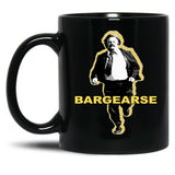 Bargearse Shirt Sticker Mas Perfect Black Coffee Mug, Gift Coffee Mug