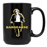 Bargearse Shirt Sticker Mas Perfect Black Coffee Mug, Gift Coffee Mug - Black