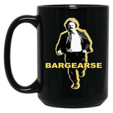 Bargearse Shirt Sticker Mas Perfect Black Coffee Mug, Gift Coffee Mug