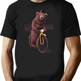 Barnabus T-Shirt - Retro Graphic Tee for Men & Women - Black