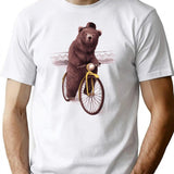 Barnabus T-Shirt - Retro Graphic Tee for Men & Women - White