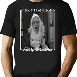 Barney Fife Dressed As Santa Claus T-Shirt - Black
