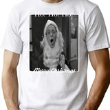 Barney Fife Dressed As Santa Claus T-Shirt - White
