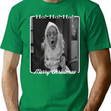Barney Fife Dressed As Santa Claus T-Shirt - Green