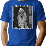 Barney Fife Dressed As Santa Claus T-Shirt - Blue