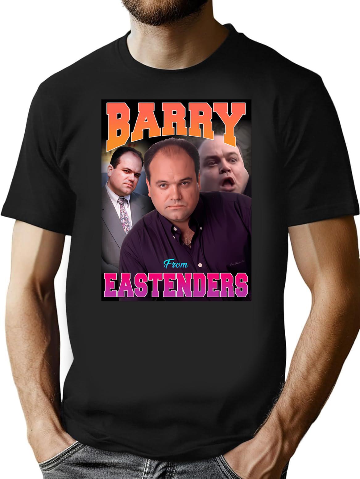Barry From Eastenders T-Shirt - Retro Graphic Tee for Men & Women - Black
