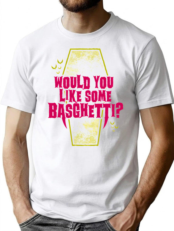 Basghetti - Funny Goth Vampire Quote T-Shirt - White