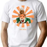 Basil Brush Retro Japanese T-Shirt - White
