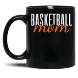 Basketball Mom (3) Black Coffee Mug, Gift Coffee Mug