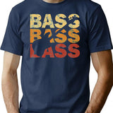 Bass Player - Vintage Bass Guitar T-Shirt - Navy