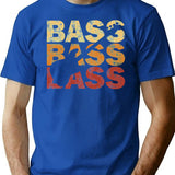Bass Player - Vintage Bass Guitar T-Shirt - Blue