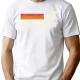 Bassador Dog Vintage Retro Pet Lover T-Shirt - White