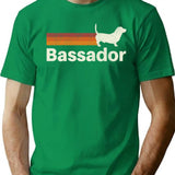 Bassador Dog Vintage Retro Pet Lover T-Shirt - Green