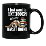 Basset Hound (3) Black Coffee Mug, Gift Coffee Mug - Black