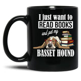 Basset Hound (3) Black Coffee Mug, Gift Coffee Mug