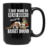 Basset Hound (3) Black Coffee Mug, Gift Coffee Mug - Black