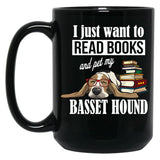 Basset Hound (3) Black Coffee Mug, Gift Coffee Mug